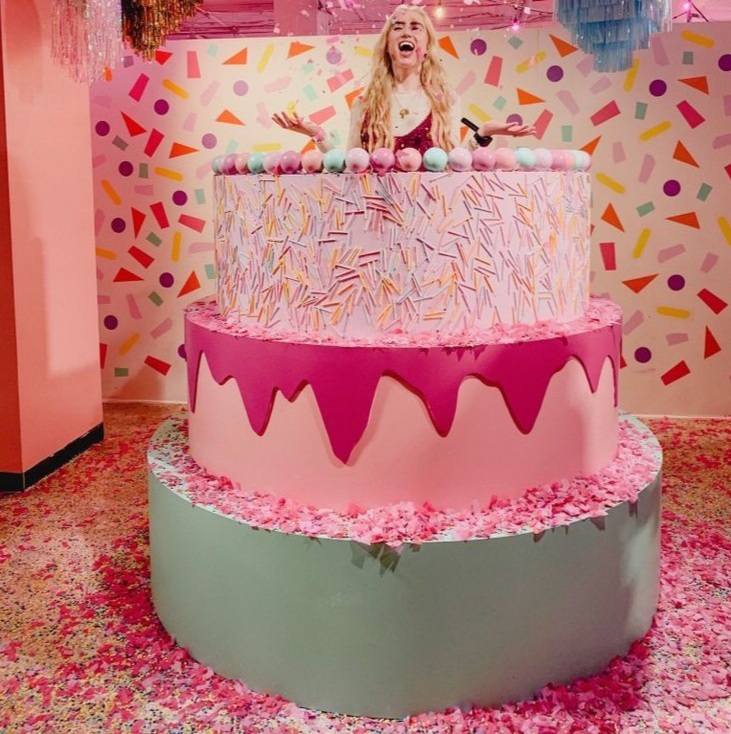 Cake Confetti Photo Op