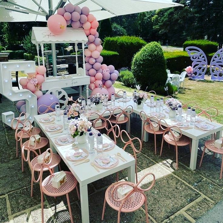 Bow Chair Table Kids