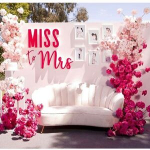 Miss to MRS. Backdrop