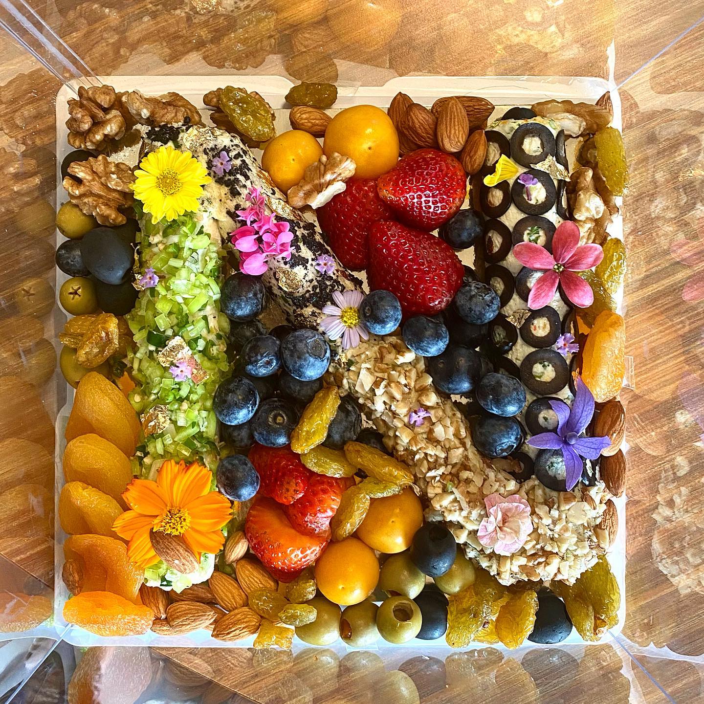Alphabet or Numeral Soft Cheese Platter